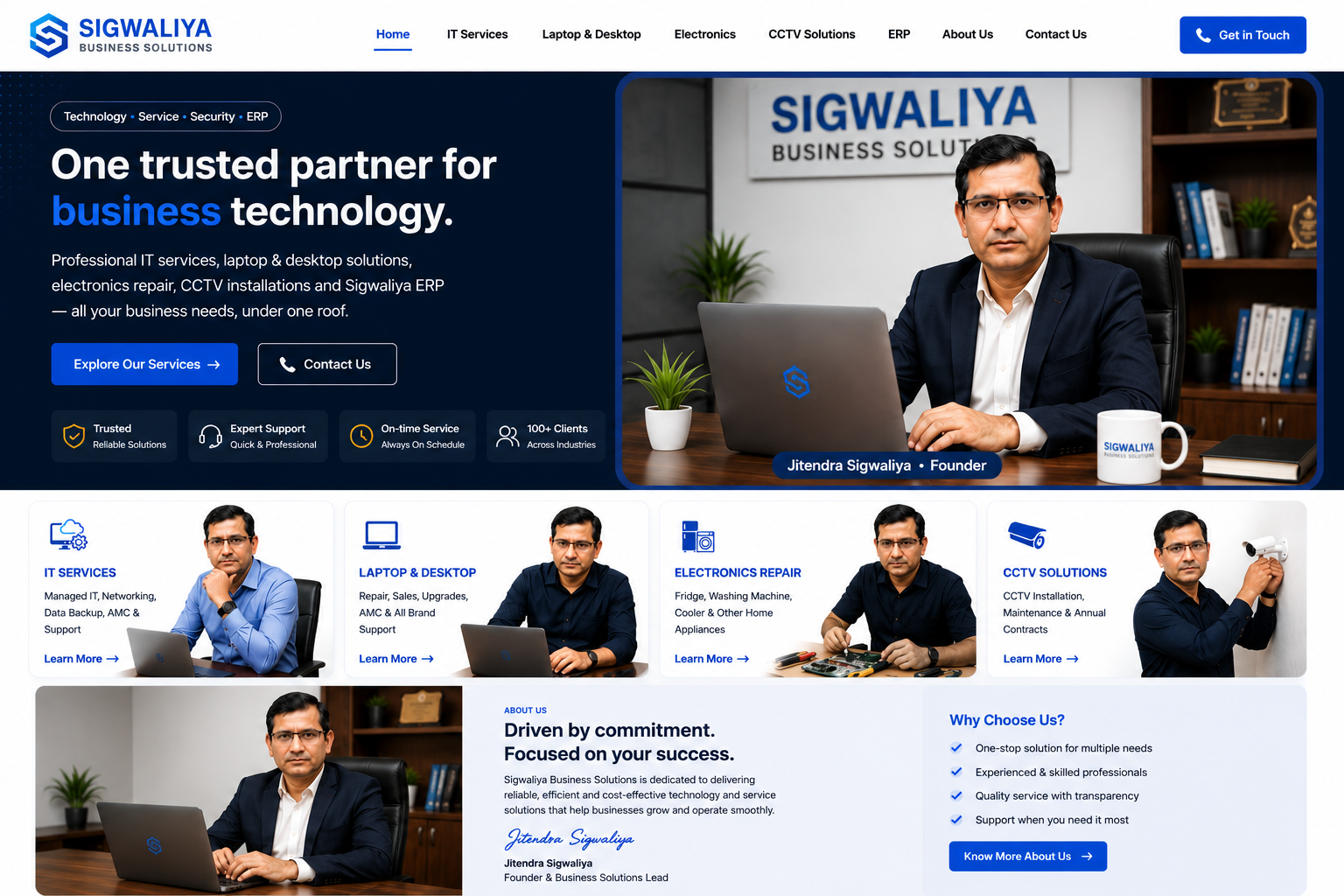 Jitendra Sigwaliya at Sigwaliya Business Solutions